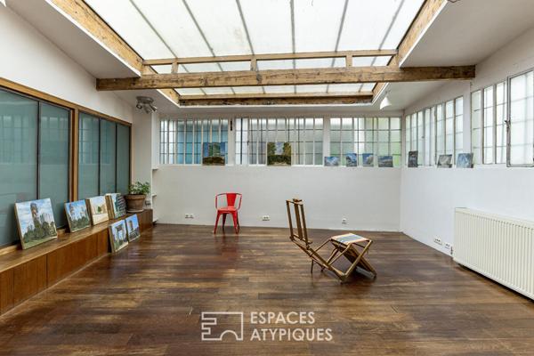 Atelier sous verrières à République