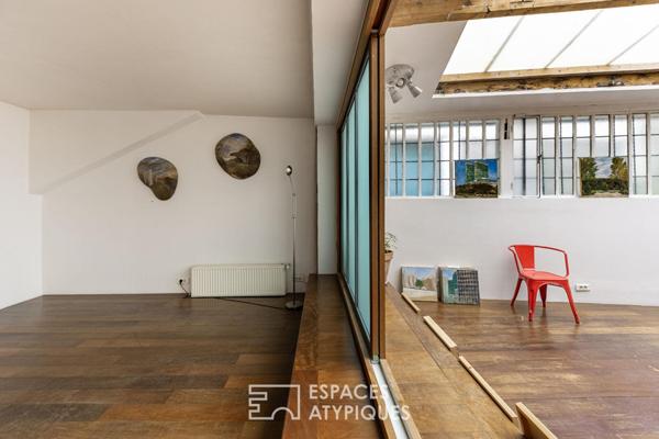 Atelier sous verrières à République