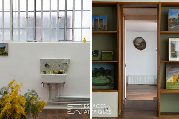 Atelier sous verrières à République