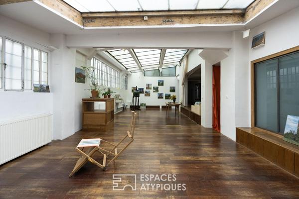 Atelier sous verrières à République