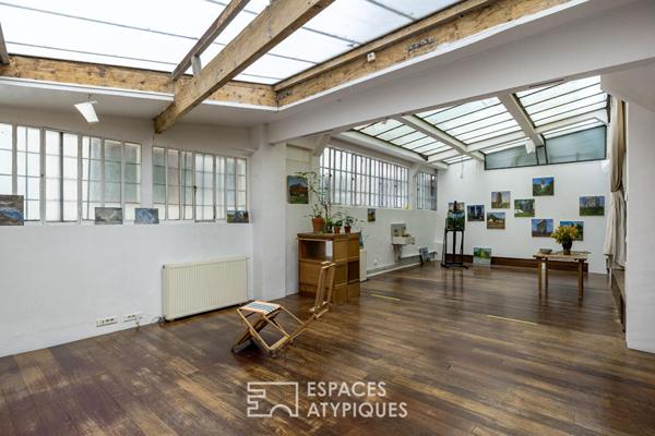 Atelier sous verrières à République