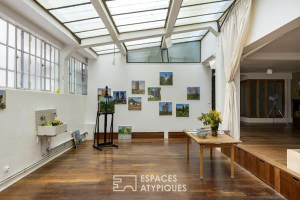 Atelier sous verrières à République