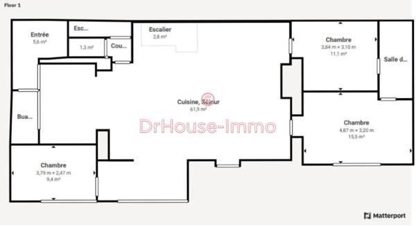 Maison à vendre 8 pièces de 173 m²