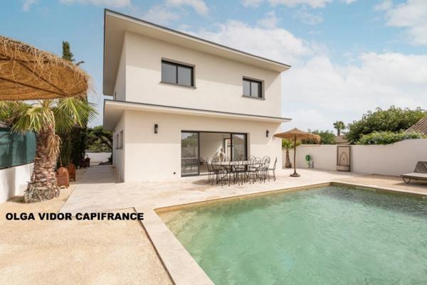 Dpt (), à vendre GRAU D'AGDE villa P6 195 m² avec piscine, garage, suites parentales