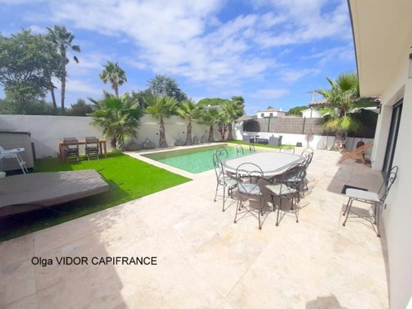 Dpt (), à vendre GRAU D'AGDE villa P6 195 m² avec piscine, garage, suites parentales