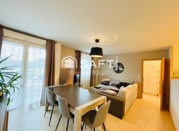 JARNY – Bel appartement 2 pièces de 57m² avec balcon et parking