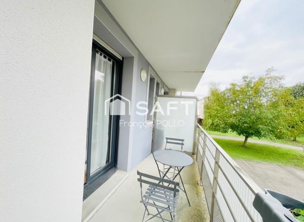 JARNY – Bel appartement 2 pièces de 57m² avec balcon et parking