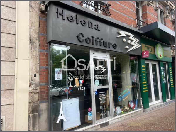 SALON DE COIFFURE A VENDRE DE 55 M2 Situé à COURBEVOIE AVENUE MARCEAU