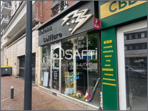 SALON DE COIFFURE A VENDRE DE 55 M2 Situé à COURBEVOIE AVENUE MARCEAU