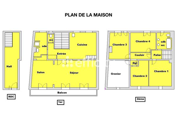 Maison 6 pièces - 146 m² Exclusivité efficity