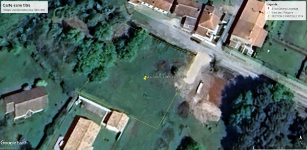 TRÉS BEAU TERRAIN À BÂTIR  - TRÉS CALME - PROXIMITÉ DES PLAGES OCÉANES -