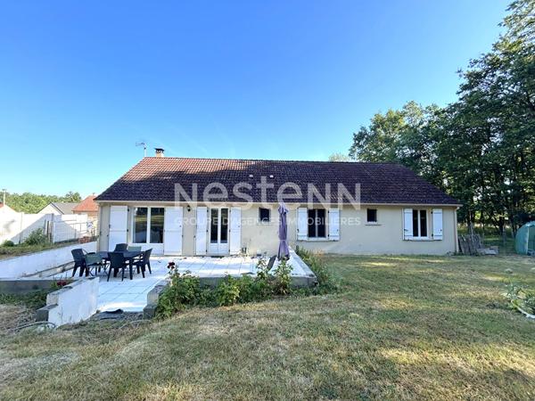 CHABRIS : MAISON DE PLAIN-PIED 5 CHAMBRES ENVIRONNEMENT CALME PROCHE COMMERCES (INDRE 36)