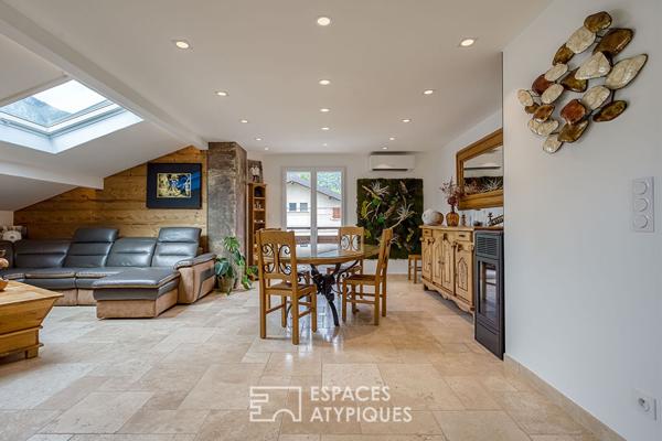 Appartement rénové dans une maison de ville proche du lac