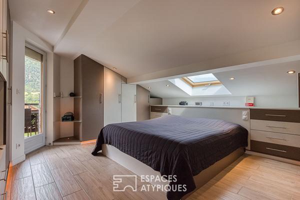 Appartement rénové dans une maison de ville proche du lac