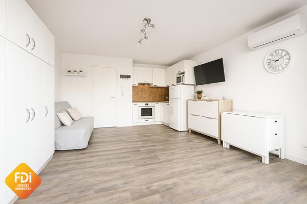 BOUCANNET - STUDIO CABINE REZ-DE-JARDIN AVEC PARKING - 31M2