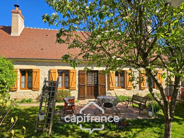 Longère de charme 123 m² – plain-pied à Prémery (58)– évolutive + terrain et dépendances