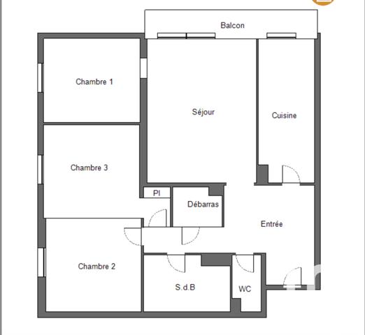Appartement à vendre 4 pièces 81 m² Magny-les-Hameaux