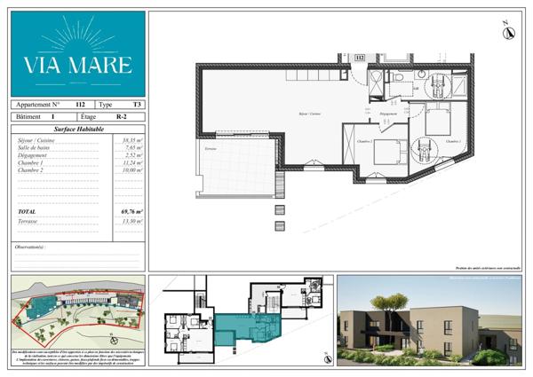 Appartement à vendre 3 pièces GHISONACCIA (20)