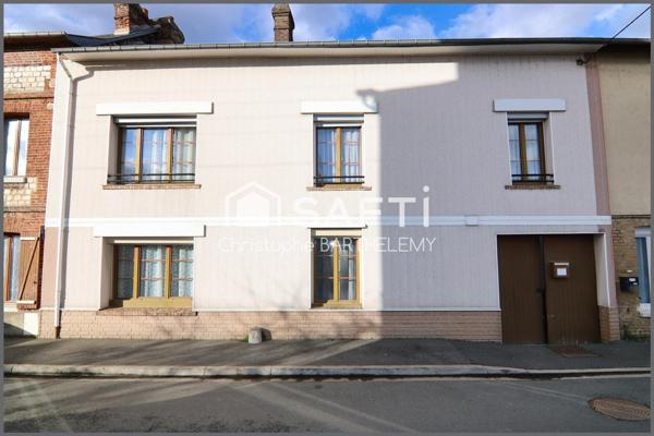 Maison 112m2, 3 chambres centre ville saint pierre les elbeuf