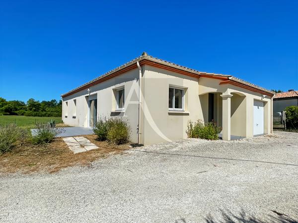 Maison de plain-pied, 3 chambres, campagne