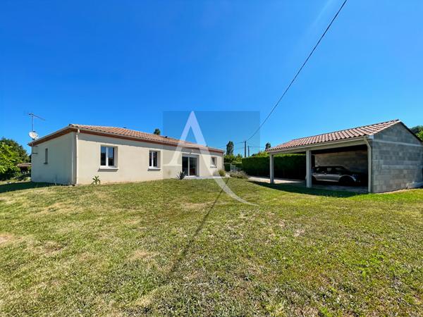 Maison de plain-pied, 3 chambres, campagne