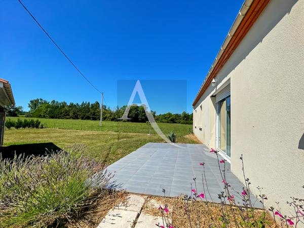 Maison de plain-pied, 3 chambres, campagne