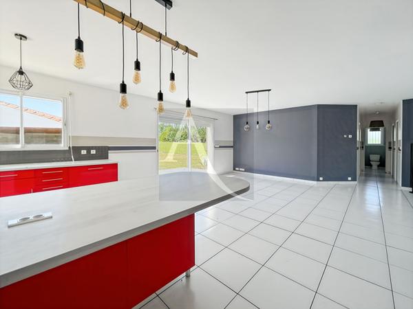 Maison de plain-pied, 3 chambres, campagne