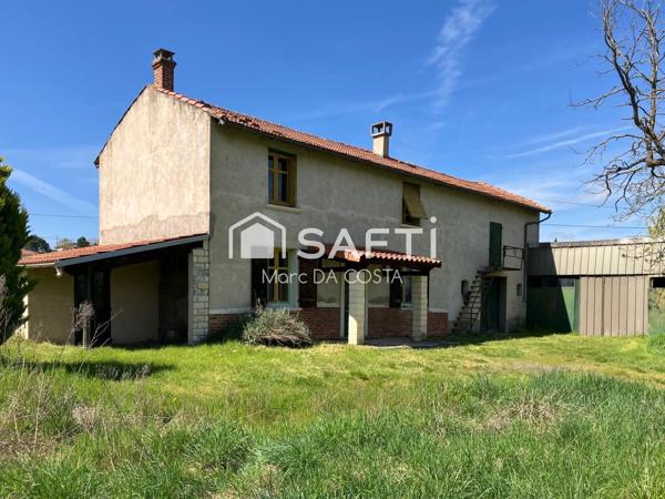 FERME A RENOVER. 7000 M2 TERRAIN. GROS POTENTIEL