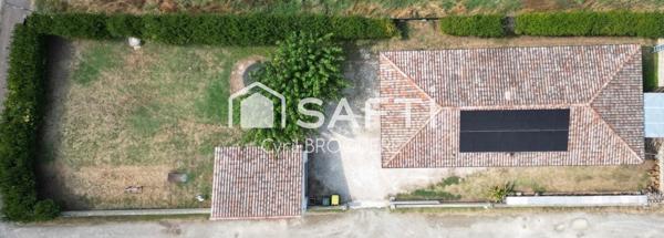 Maison 120m2 implantée sur une parcelle de 900m2
