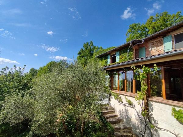 Deux maisons indépendantes, habitables immédiatement, 3 ha – Campagne de Molières (82)