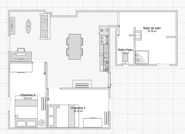 Vente                                                      Appartement
                        
                     2 pièces                      44 m2                     à Saint-Étienne-de-Saint-Geoirs