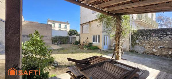 Bel appartement avec beaux volumes et grand jardin