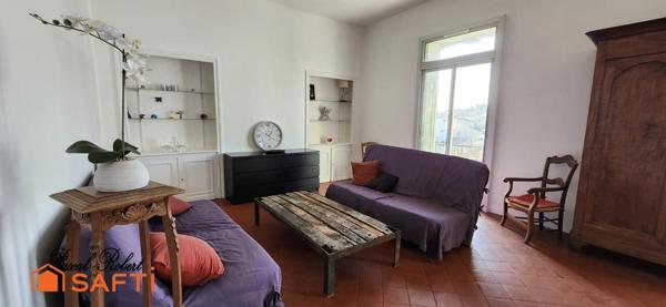 Bel appartement avec beaux volumes et grand jardin