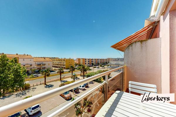 Port-La-Nouvelle : Appartement T2 traversant et lumineux–double extérieur vue mer/lac
