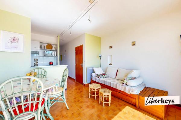 Port-La-Nouvelle : Appartement T2 traversant et lumineux–double extérieur vue mer/lac