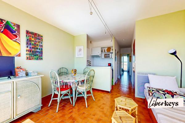 Port-La-Nouvelle : Appartement T2 traversant et lumineux–double extérieur vue mer/lac