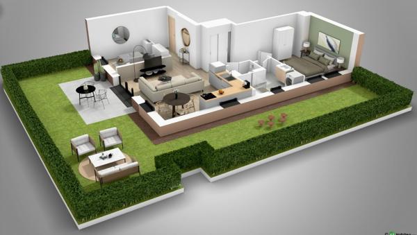 Obernai, 3 pièces neuf