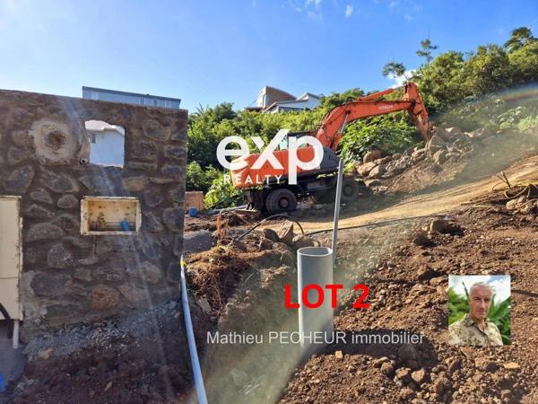 Saint-Leu / Terrains à bâtir avec vue mer