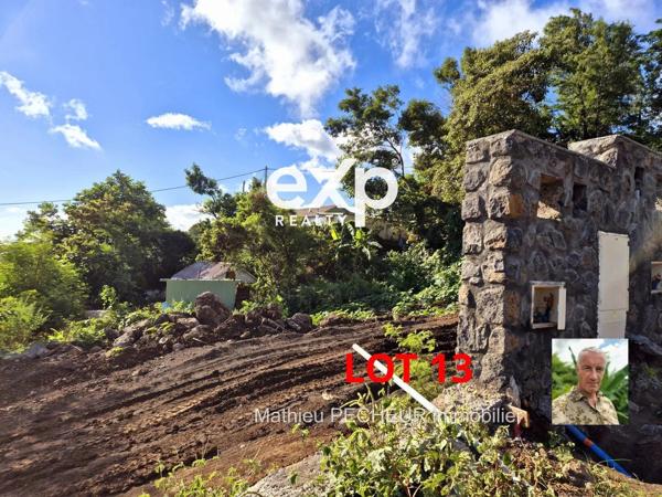 Saint-Leu / Terrains à bâtir avec vue mer