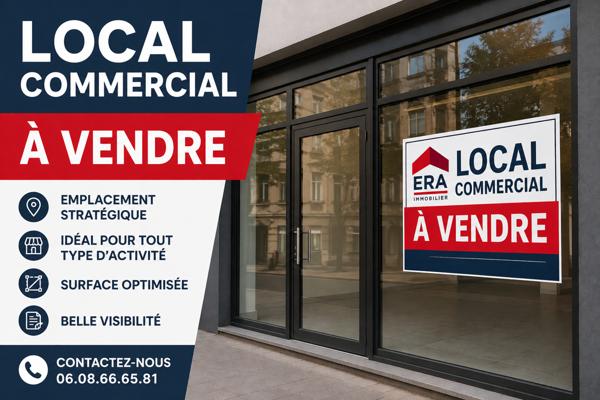 À vendre Local commercial avec jardin Mérignac centre