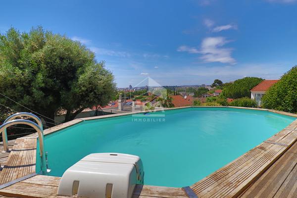 MAISON FAMILIALE - PISCINE - VUE PANORAMIQUE SUR MARSEILLE - TERRAIN 850 M² - SAINT-LOUP