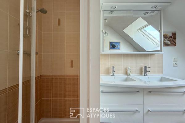 Maison contemporaine avec piscine à 150 m de la plage de la Courance