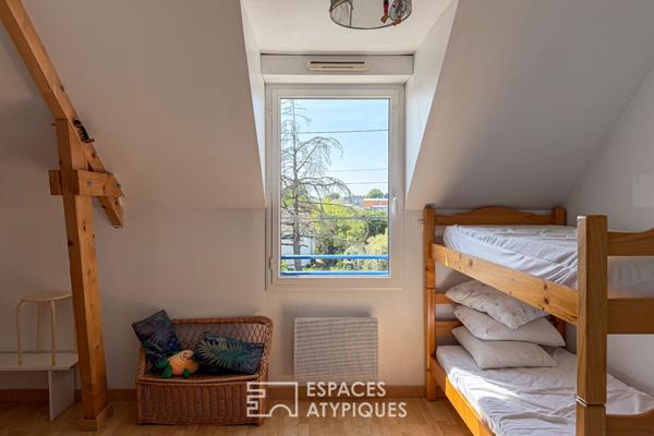 Maison contemporaine avec piscine à 150 m de la plage de la Courance