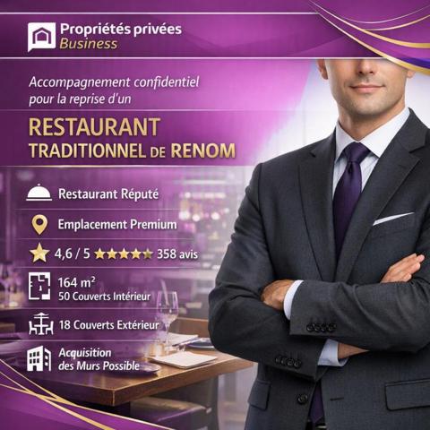 GRENOBLE -  Restaurant , Emplacement N°1 , Excellente réputation , Acquisition des murs possible