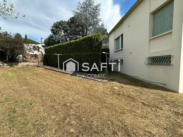 À vendre, Maison de 94 m² avec potentiel, sur un beau terrain arboré de 1000 m² à Salaise-sur-Sanne!!