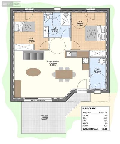 Maison à vendre à Jaunay-Marigny dans la Vienne (86130), ref : 018/855