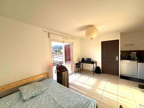 STUDIO AVEC GRANDE TERRASSE ET PARKING PRIVATIF