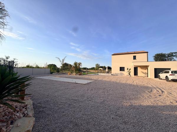 🏡 MARSEILLAN – VILLA CONTEMPORAINE NEUVE de 2026 - 4 CHAMBRES, PISCINE & TERRAIN DE PETANQUE - PARCELLE 996 M²
