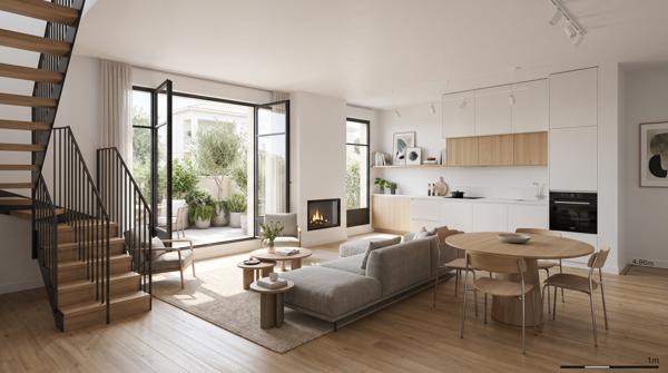 Appartement
         5 pièces
        - 112 m² 475 200 € *