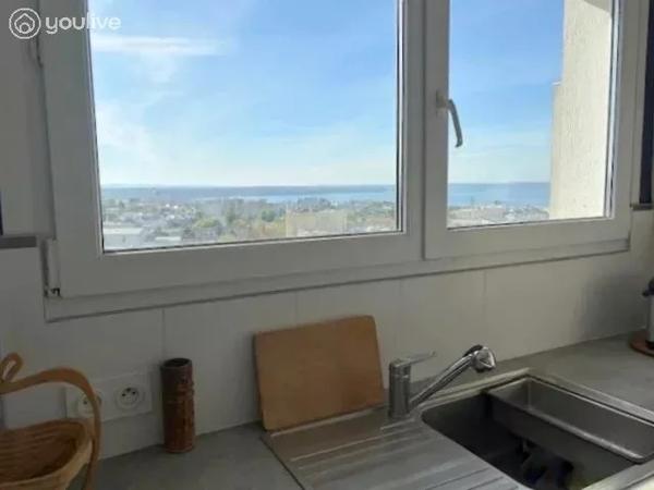 Vue mer appartement Brest